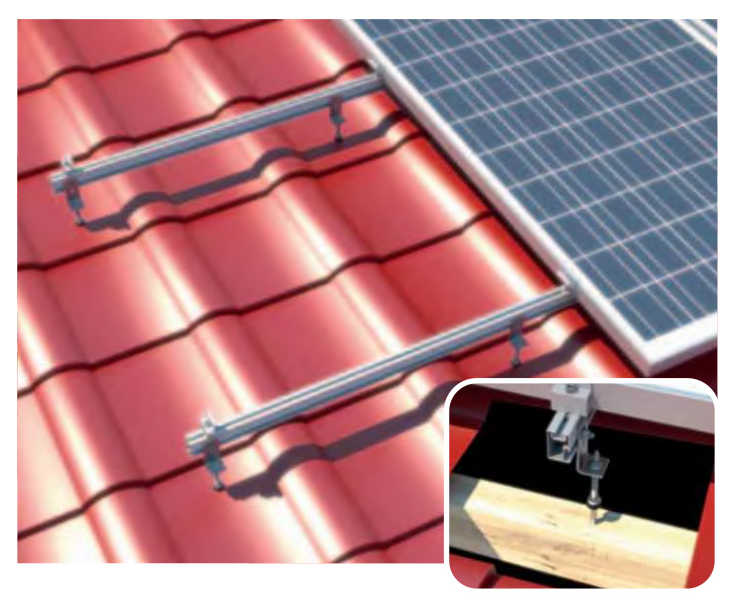 Roof Mounting Set, 2 Panels